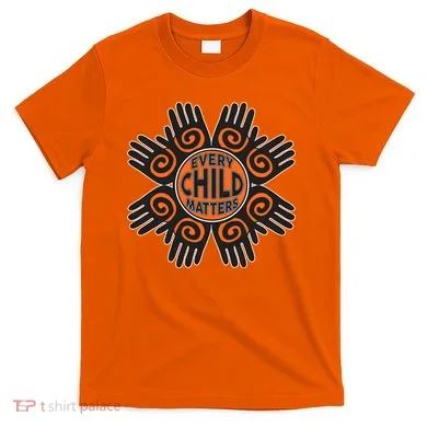 Every Child Matters Native American Hand Pattern T-Shirt