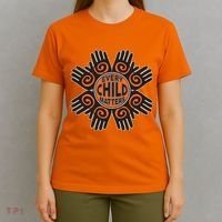 Every Child Matters Native American Hand Pattern T-Shirt thumb 4