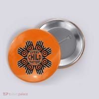 Every Child Matters Native American Hand Pattern Button thumb 0