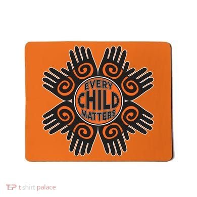 Every Child Matters Native American Hand Pattern Mousepad