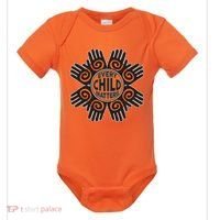 Every Child Matters Native American Hand Pattern Baby Bodysuit thumb 0
