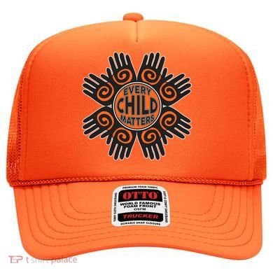 Every Child Matters Native American Hand Pattern Hat