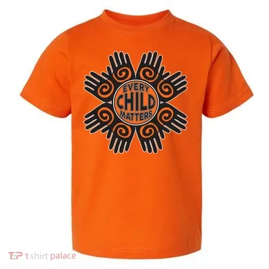 Every Child Matters Native American Hand Pattern Toddler T-Shirt