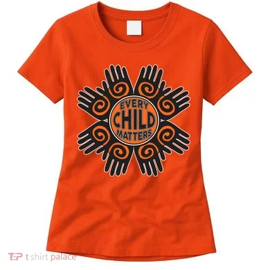 Every Child Matters Native American Hand Pattern Women's T-Shirt