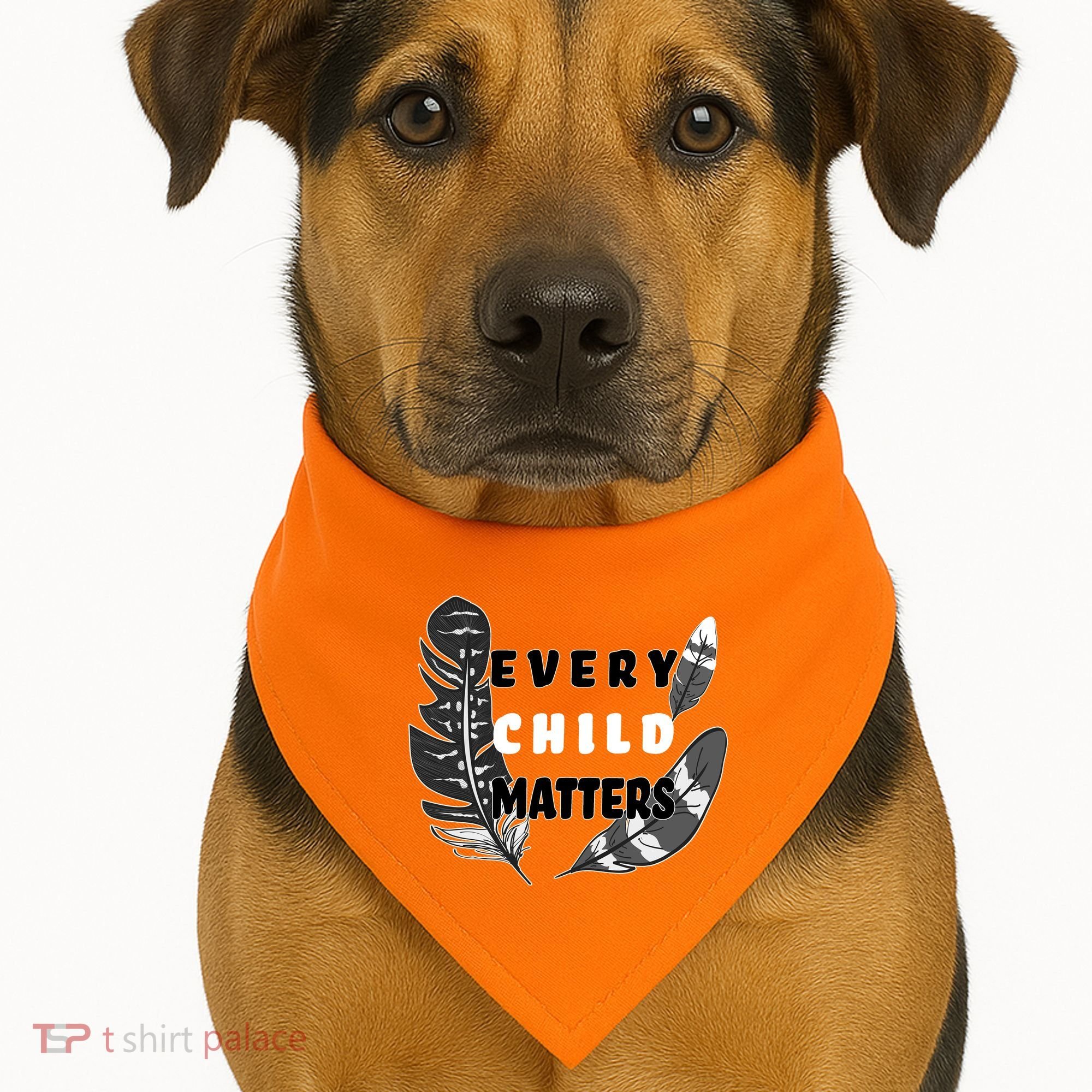 Every Child Matters Orange Day Residential Schools USA-Made Doggie Bandana