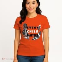 Every Child Matters Orange Day Residential Schools Women's T-Shirt thumb 4