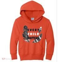 Every Child Matters Orange Day Residential Schools Kids Hoodie thumb 0