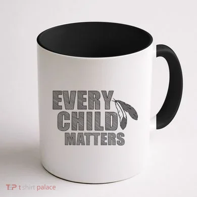 Every Child Matters Sketchy Pattern Coffee Mug back