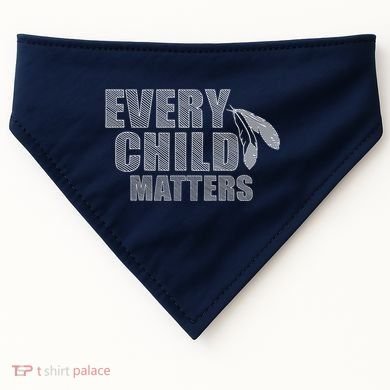 Every Child Matters Sketchy Pattern USA-Made Doggie Bandana