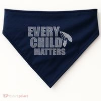 Every Child Matters Sketchy Pattern USA-Made Doggie Bandana thumb 0