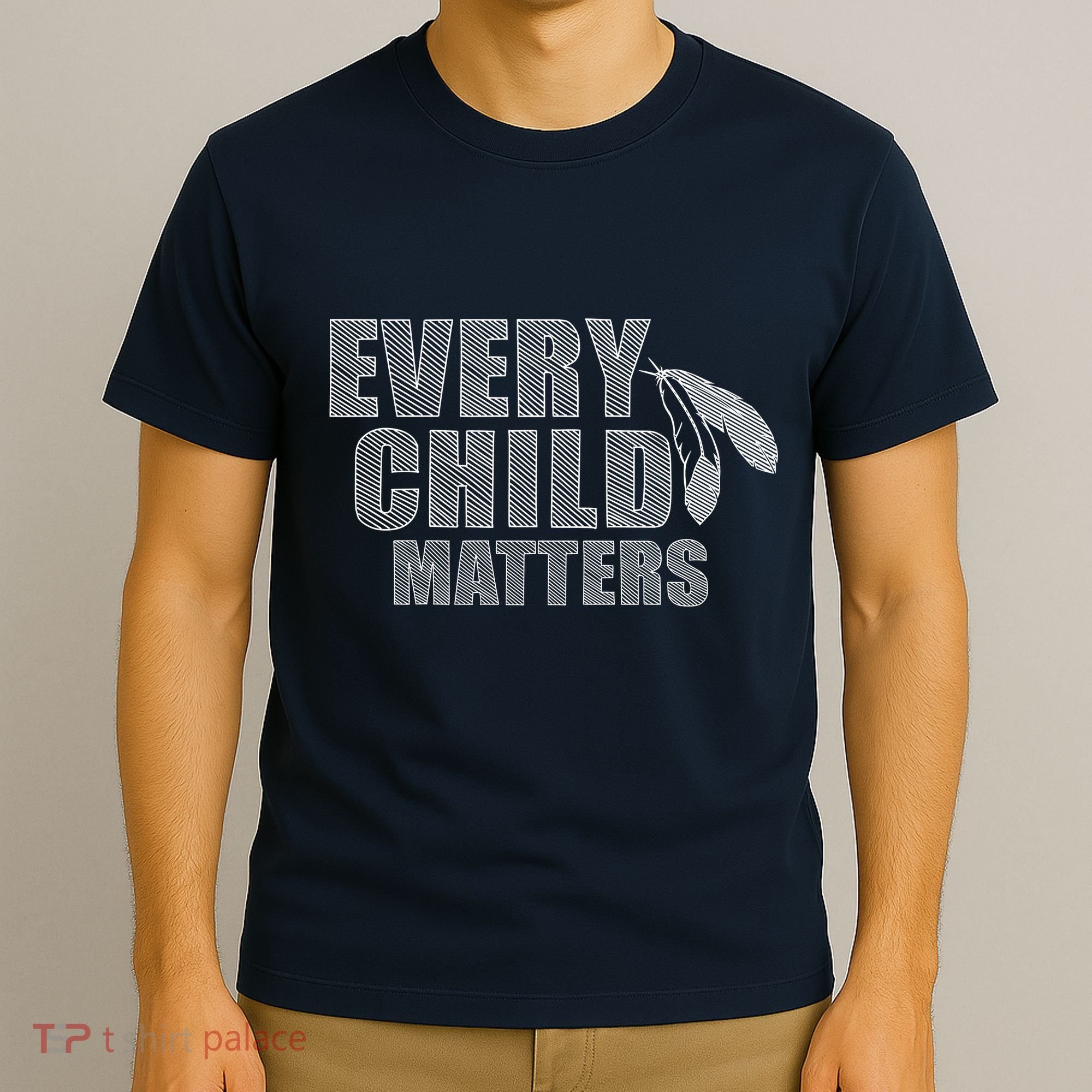 Every Child Matters Sketchy Pattern T-Shirt