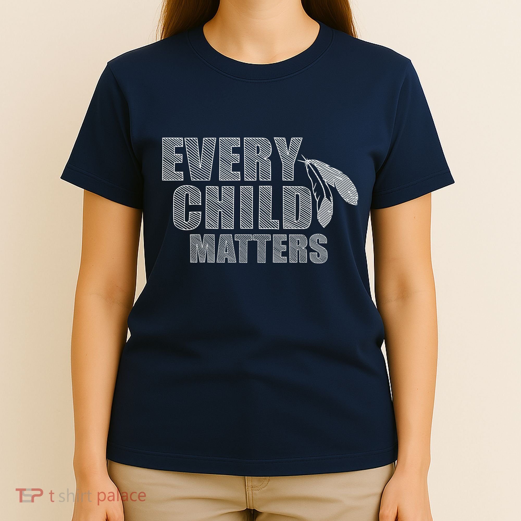 Every Child Matters Sketchy Pattern T-Shirt
