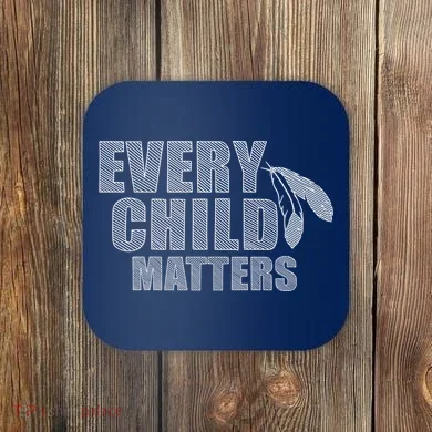Every Child Matters Sketchy Pattern Coaster