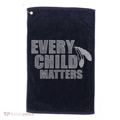 Every Child Matters Sketchy Pattern Golf Towel