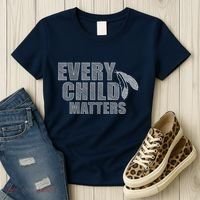 Every Child Matters Sketchy Pattern Women's T-Shirt thumb 3