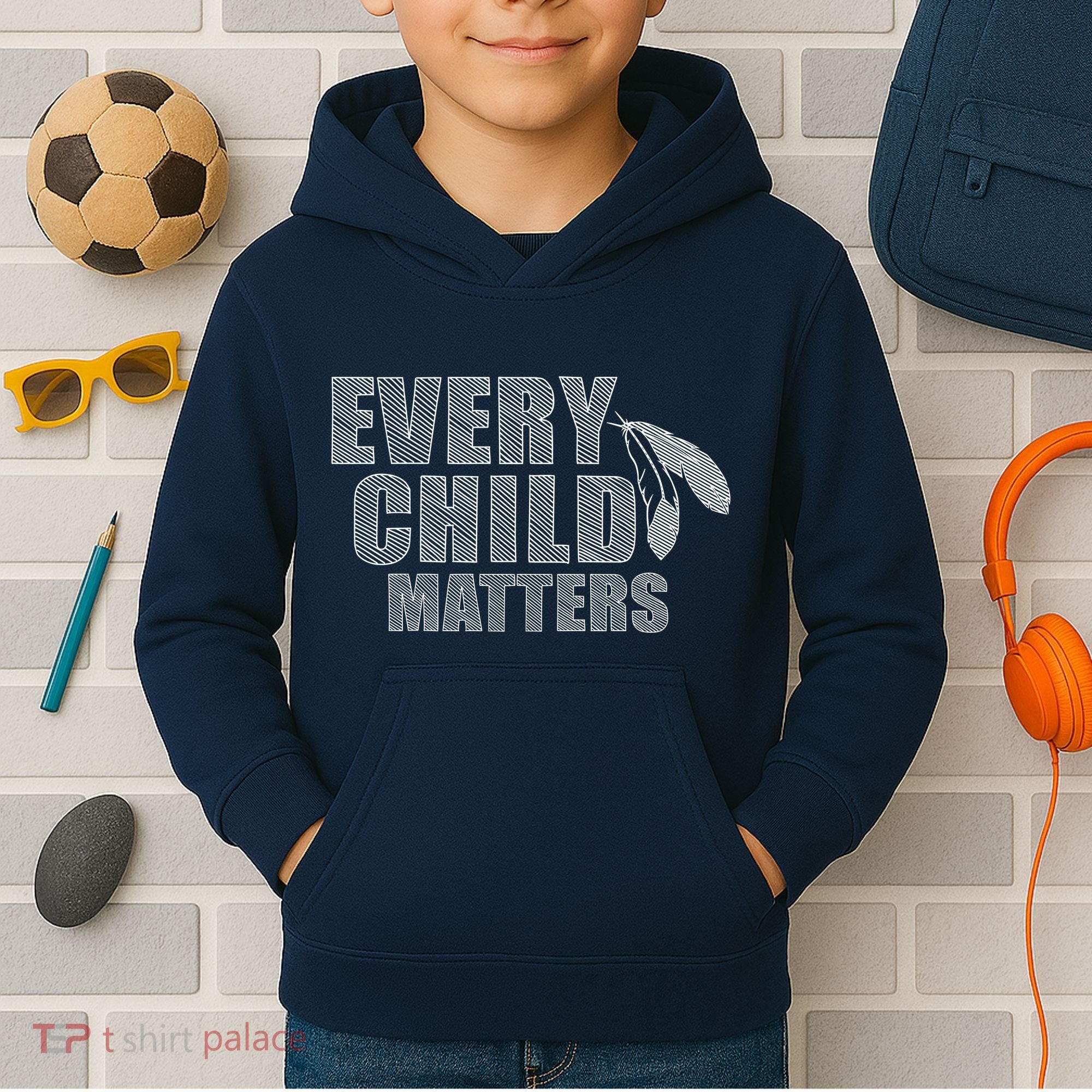 Every Child Matters Sketchy Pattern Kids Hoodie