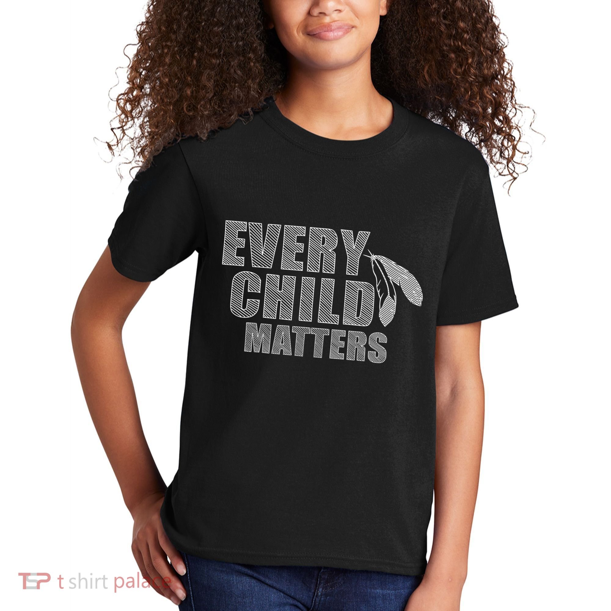 Every Child Matters Sketchy Pattern Kids T-Shirt
