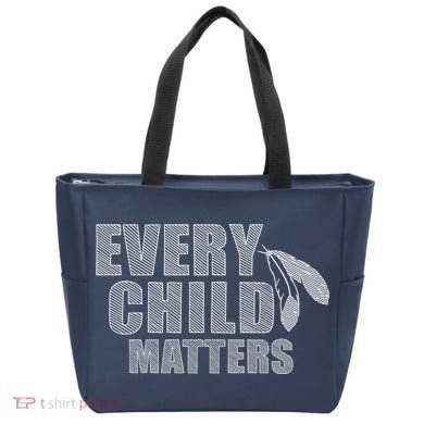 Every Child Matters Sketchy Pattern Tote Bag