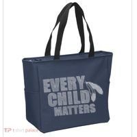Every Child Matters Sketchy Pattern Tote Bag thumb 2