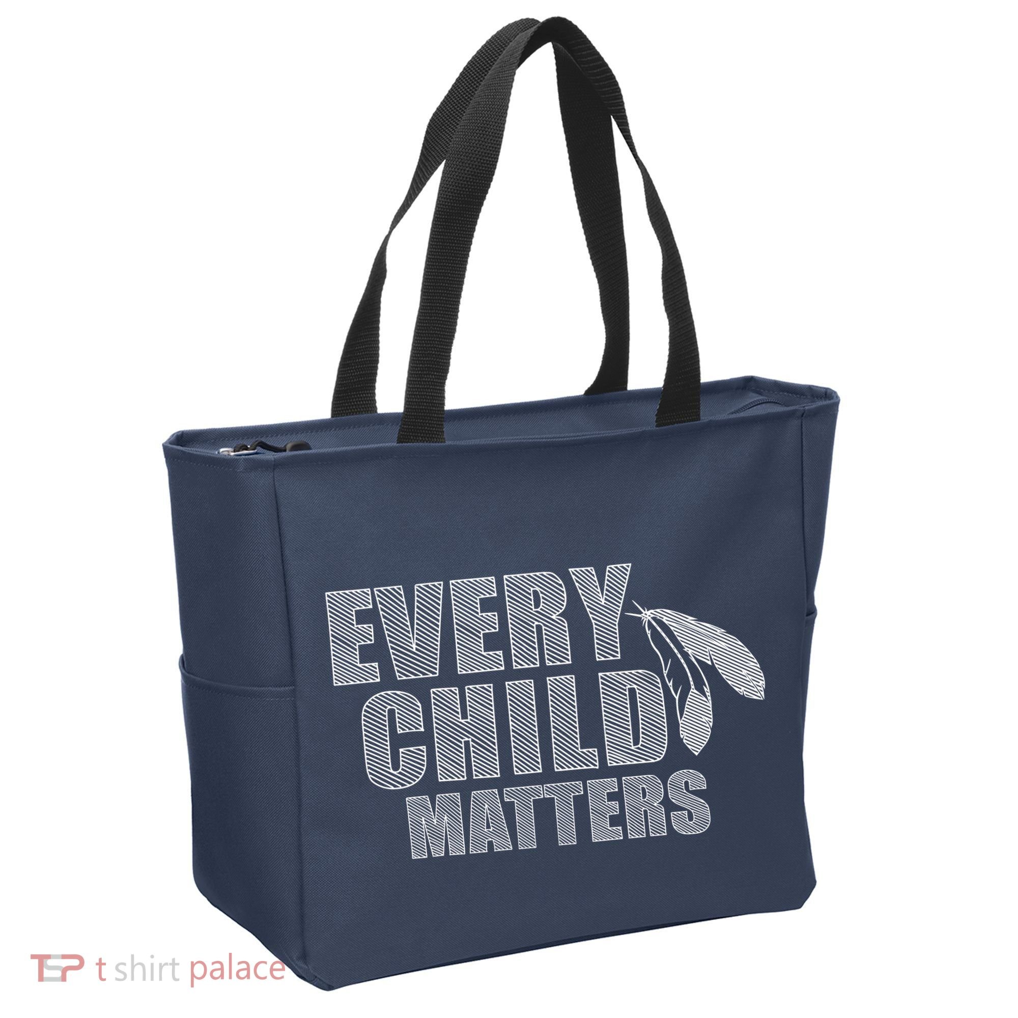Every Child Matters Sketchy Pattern Tote Bag