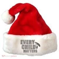 Every Child Matters Sketchy Pattern Santa Hat thumb 0