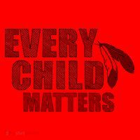 Every Child Matters Sketchy Pattern Santa Hat thumb 1