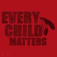 Every Child Matters Sketchy Pattern Christmas Stocking thumb 1