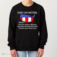Every Life Maters Except Women's Sweatshirt thumb 0