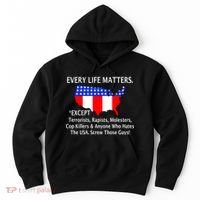 Every Life Maters Except Hoodie thumb 0