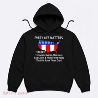 Every Life Maters Except Hoodie thumb 0
