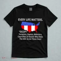 Every Life Maters Except T-Shirt thumb 5