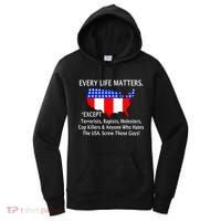 Every Life Maters Except Women's Hoodie thumb 0