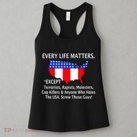 Every Life Maters Except Women's Tank Top thumb 3