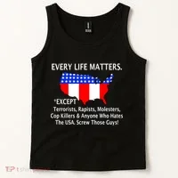 Every Life Maters Except Tank Top thumb 2