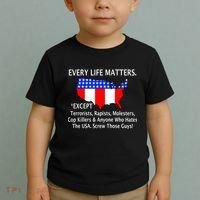 Every Life Maters Except Toddler T-Shirt thumb 2