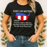 Every Life Maters Except Women's T-Shirt thumb 2