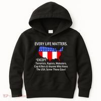 Every Life Maters Except Kids Hoodie thumb 0