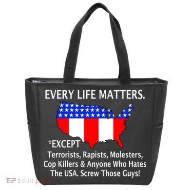 Every Life Maters Except Tote Bag