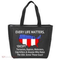 Every Life Maters Except Tote Bag thumb 0