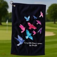Every Little Thing Is Gonna Be Alright Golf Towel thumb 1