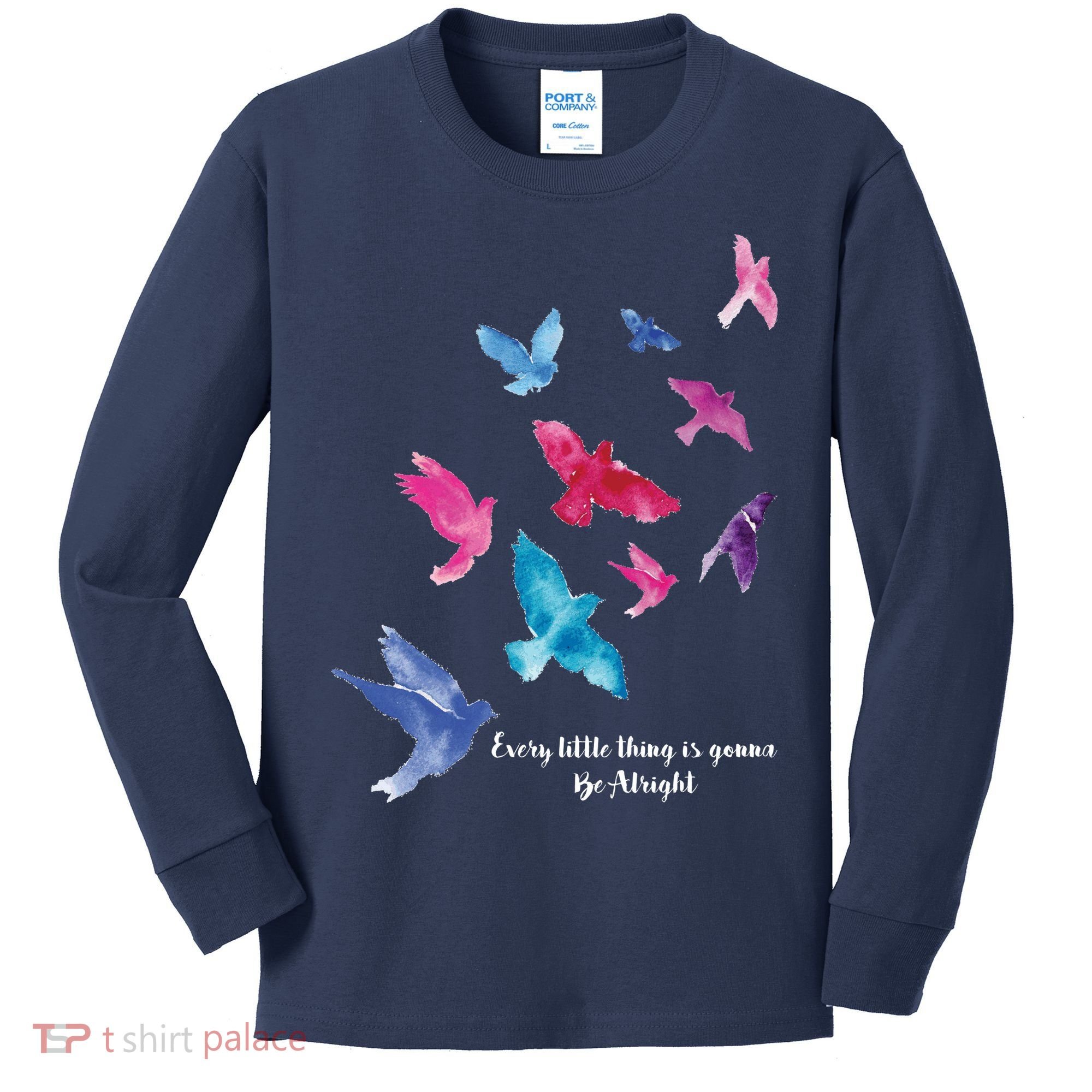 Every Little Thing Is Gonna Be Alright Kids Long Sleeve Shirt