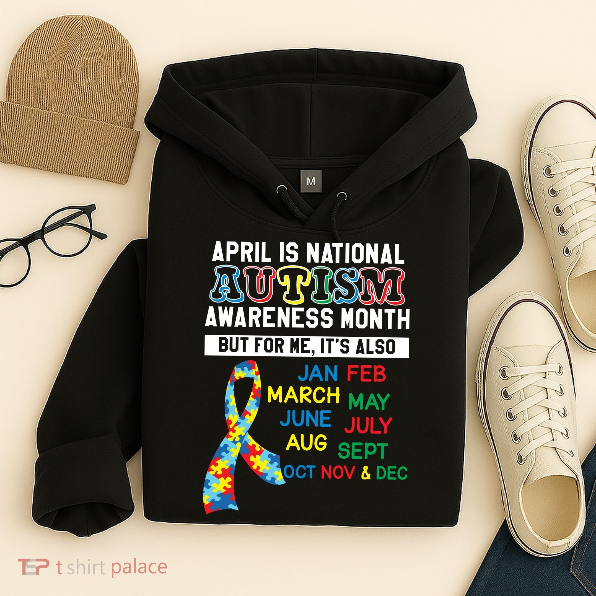 Every Month Is Autism Month Hoodie