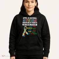 Every Month Is Autism Month Hoodie thumb 5