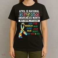 Every Month Is Autism Month T-Shirt thumb 4