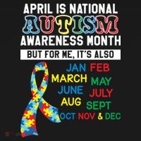 Every Month Is Autism Month Coaster thumb 2
