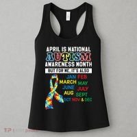 Every Month Is Autism Month Women's Tank Top thumb 3