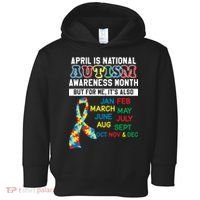 Every Month Is Autism Month Toddler Hoodie thumb 0