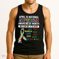 Every Month Is Autism Month Tank Top thumb 3