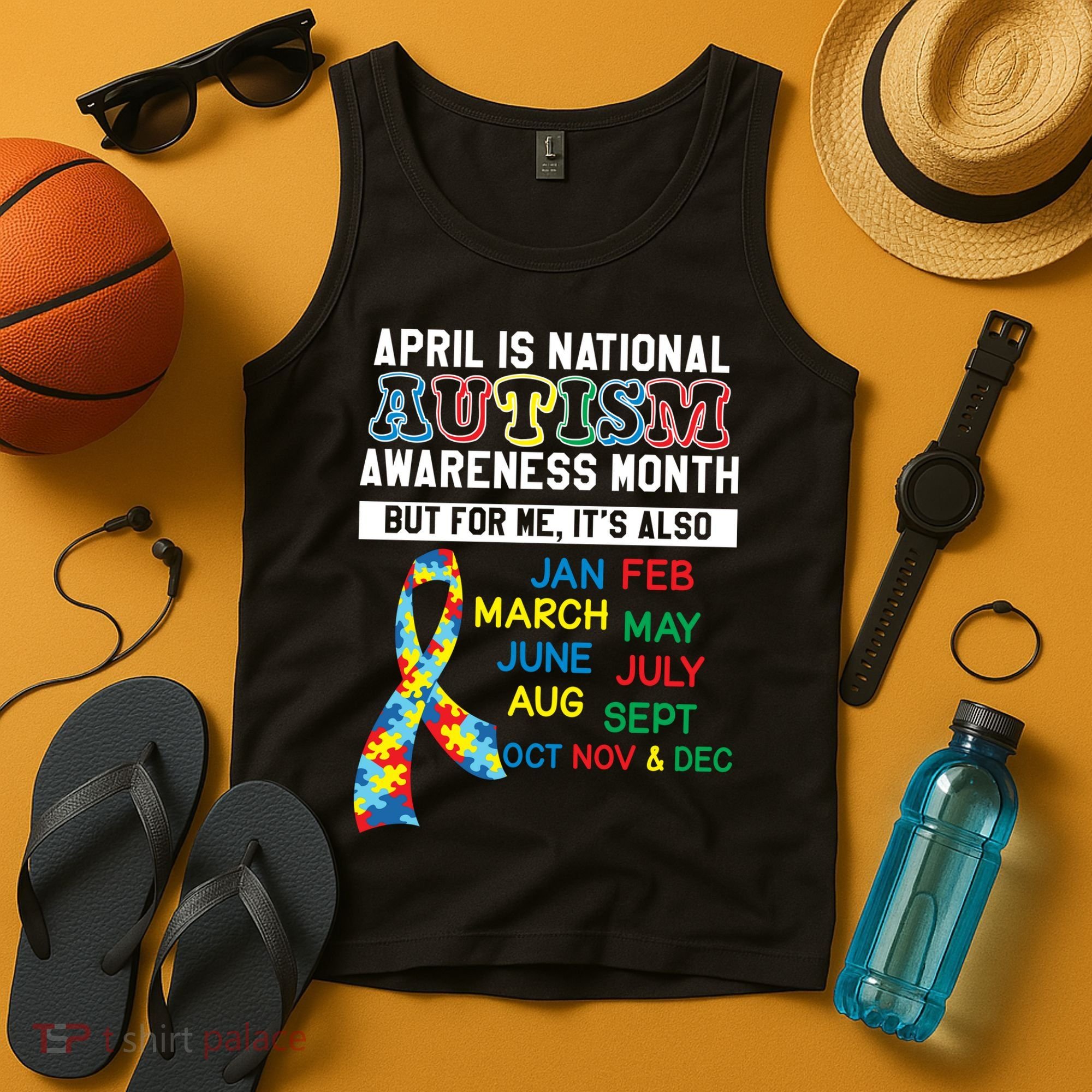 Every Month Is Autism Month Tank Top