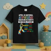 Every Month Is Autism Month Toddler T-Shirt thumb 3